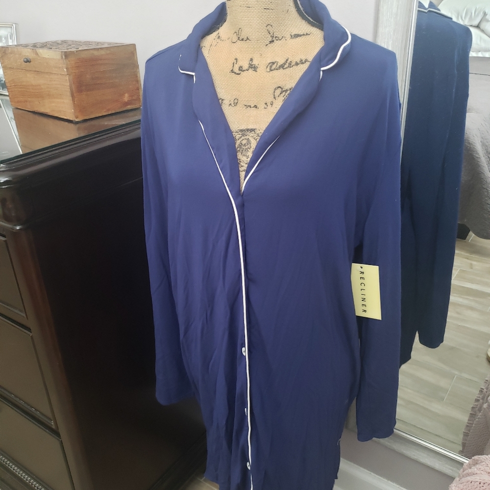 NWT Recliner NYC PJ shirt dress
